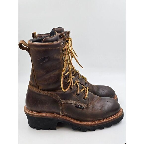 Redwing Loggermax Work Boot Mens 9in Soft Toe Style 620 Sz 8EE - Picture 1 of 11